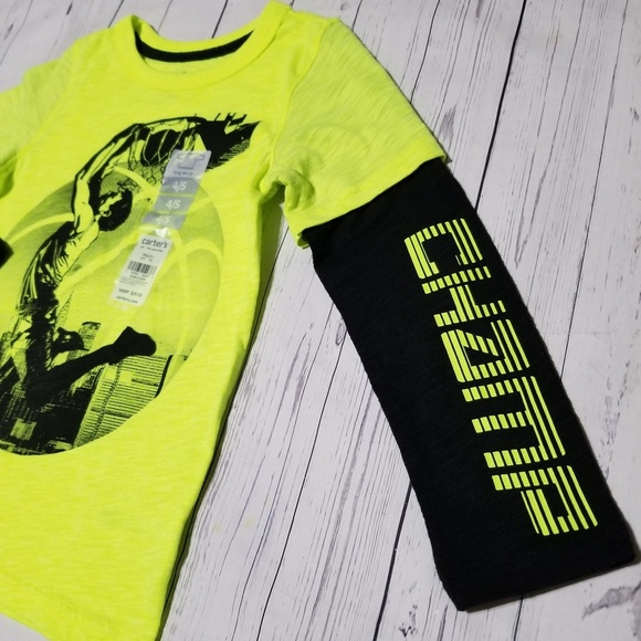 CARTER'S Boy's Long Sleeve T-shirt - Picture 2 of 6